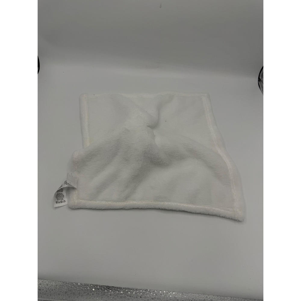 Baby by Bon Bebe White Polar Bear Security Blanket Lovey Mint Green Accents - Picture 5 of 5